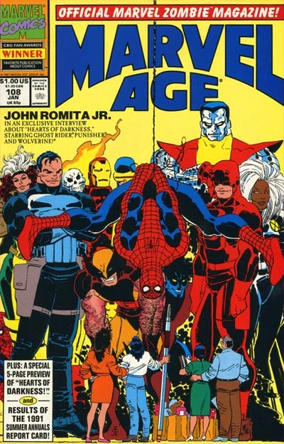 marvel age 108 investcomics