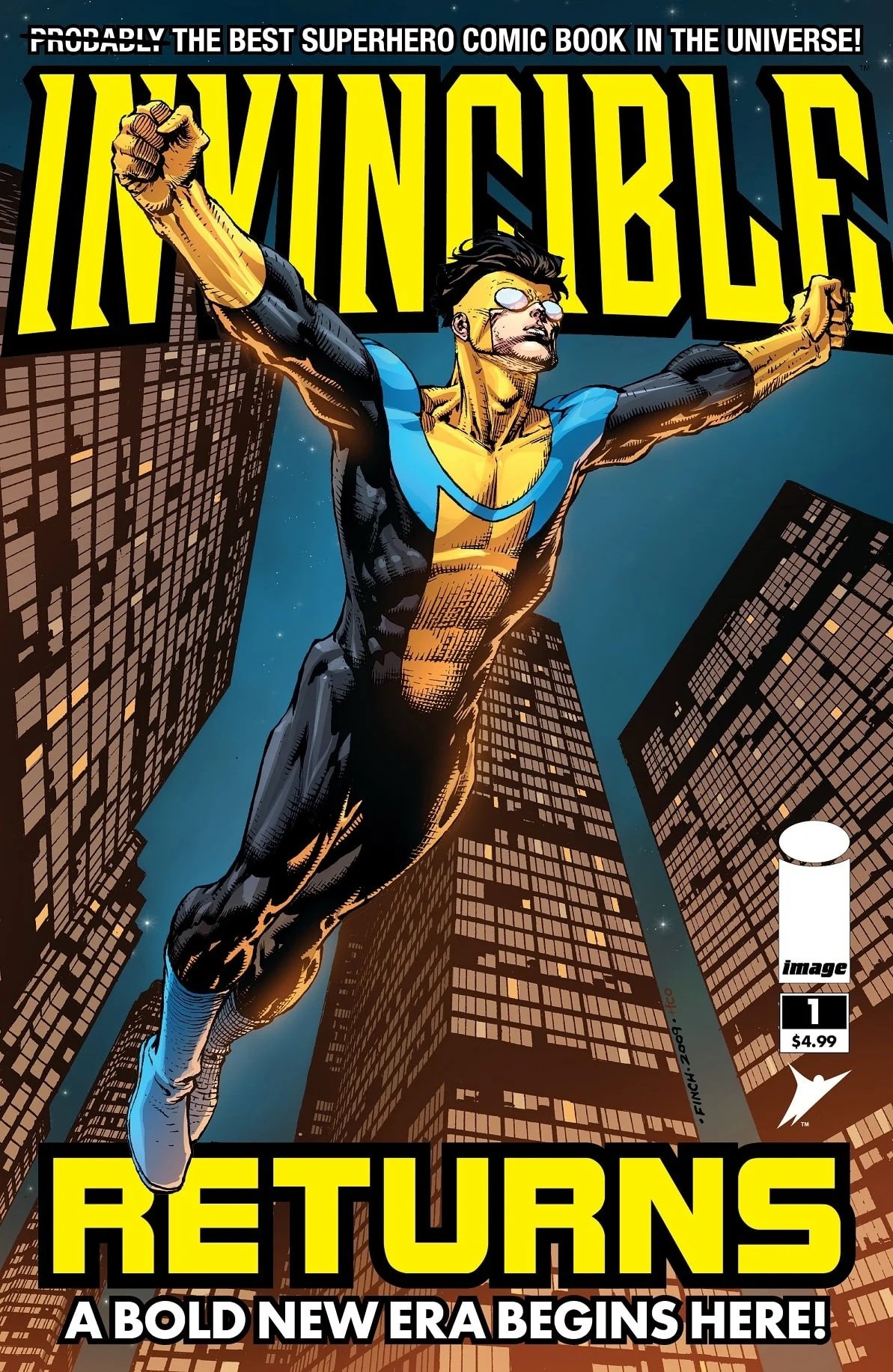 invincible returns #1 david finch & fco plascencia Key Comics