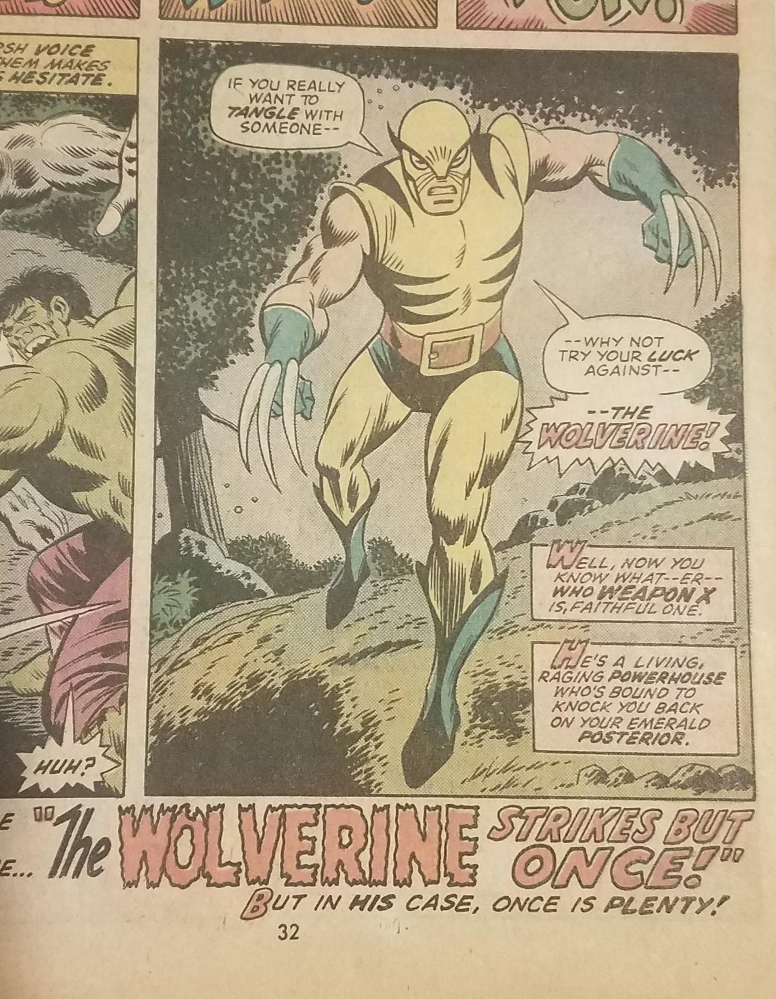 Incredible Hulk #180 last page