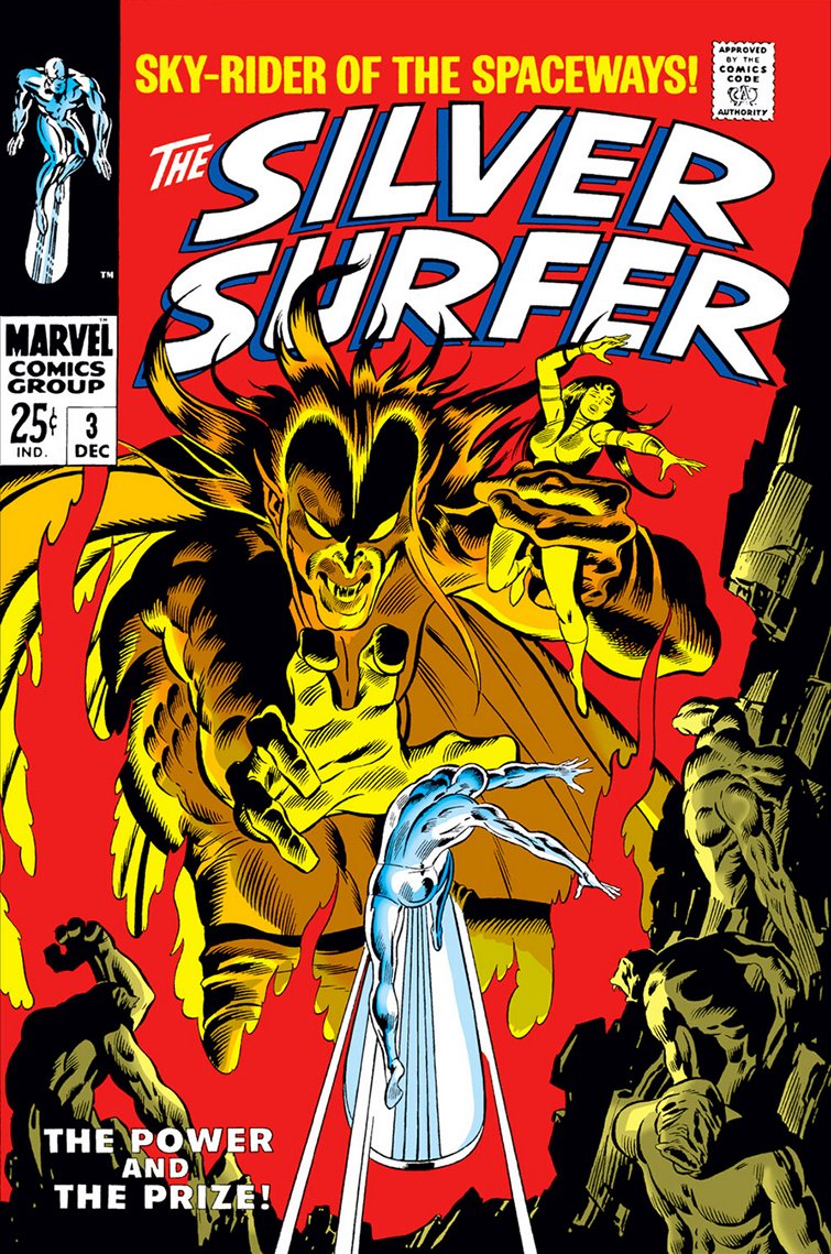 the silver surfer #3 marvel comics 1968 silver age 1st app mephisto. Silver Age Hot Pick. First Appearance of Mephisto