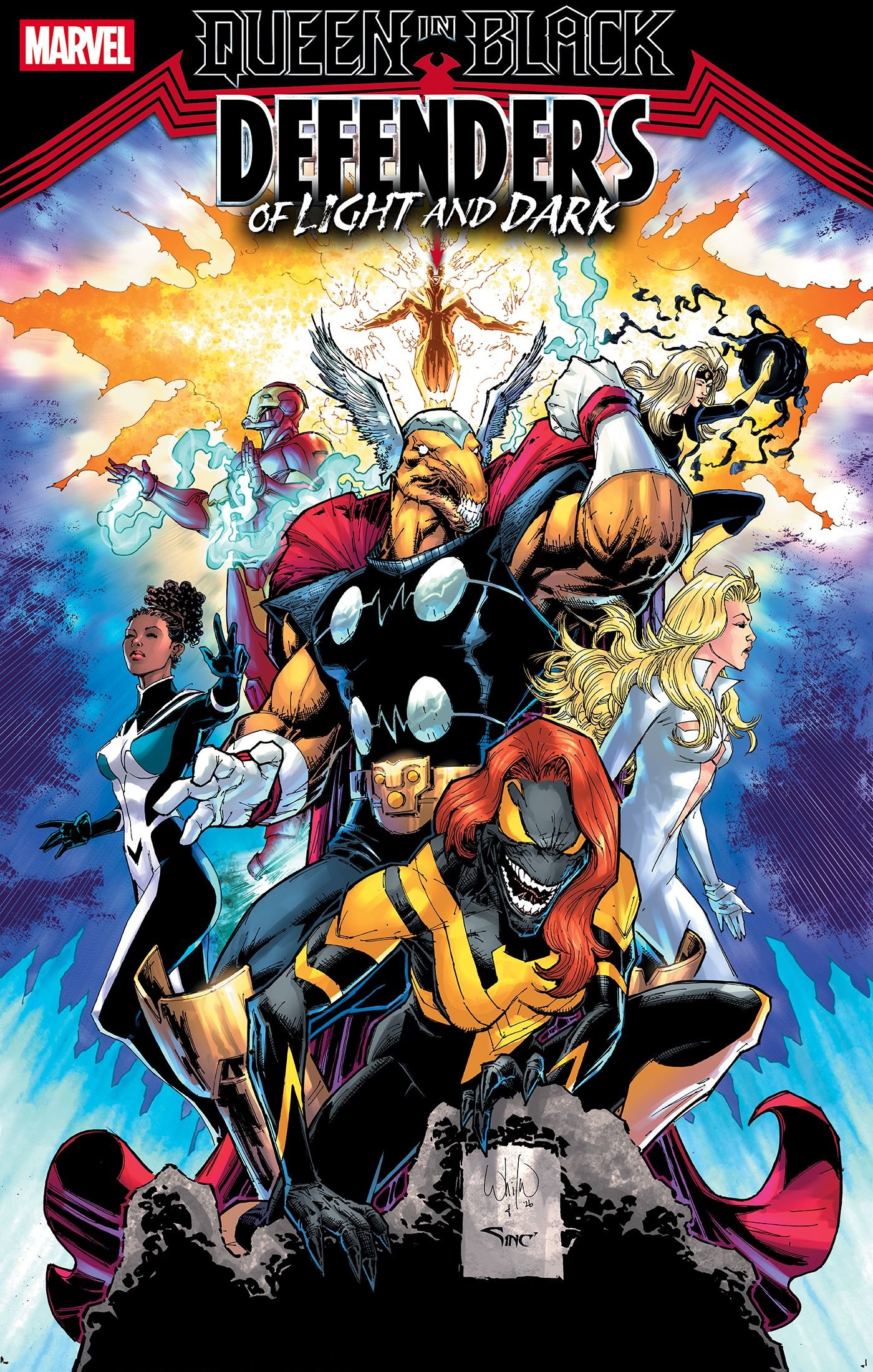 queen in black defenders of light and dark #1