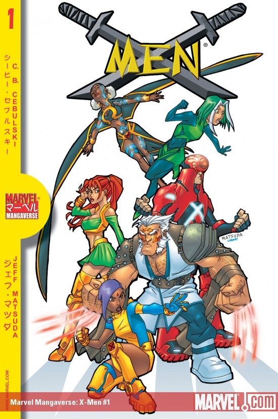 marvel mangaverse x men #1