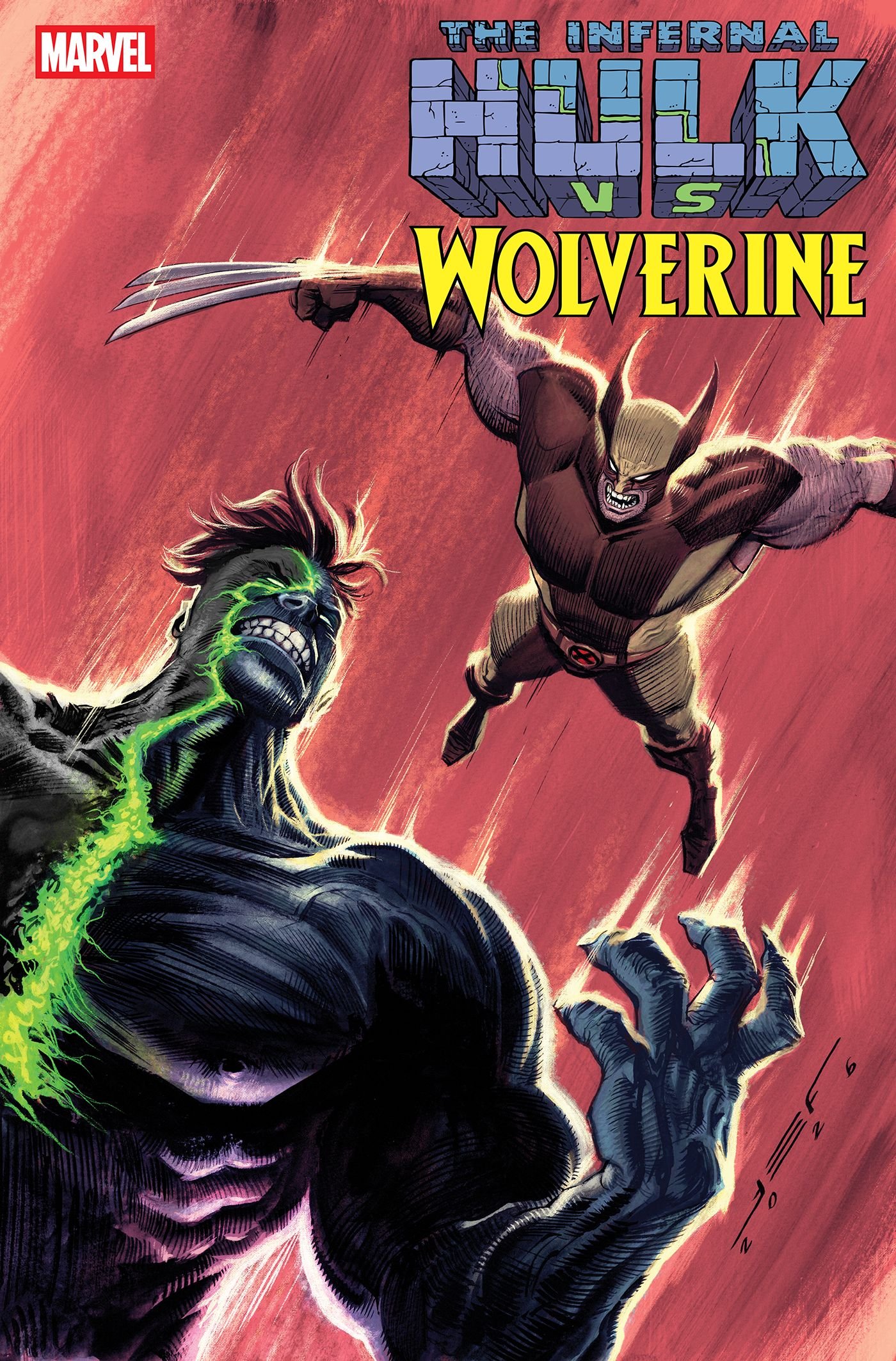 the infernal hulk vs. wolverine #1
