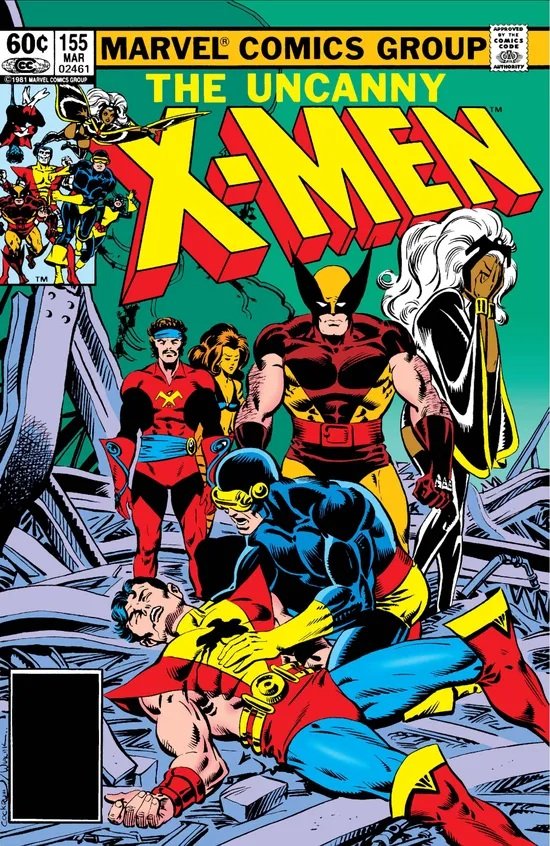 uncanny x men #155