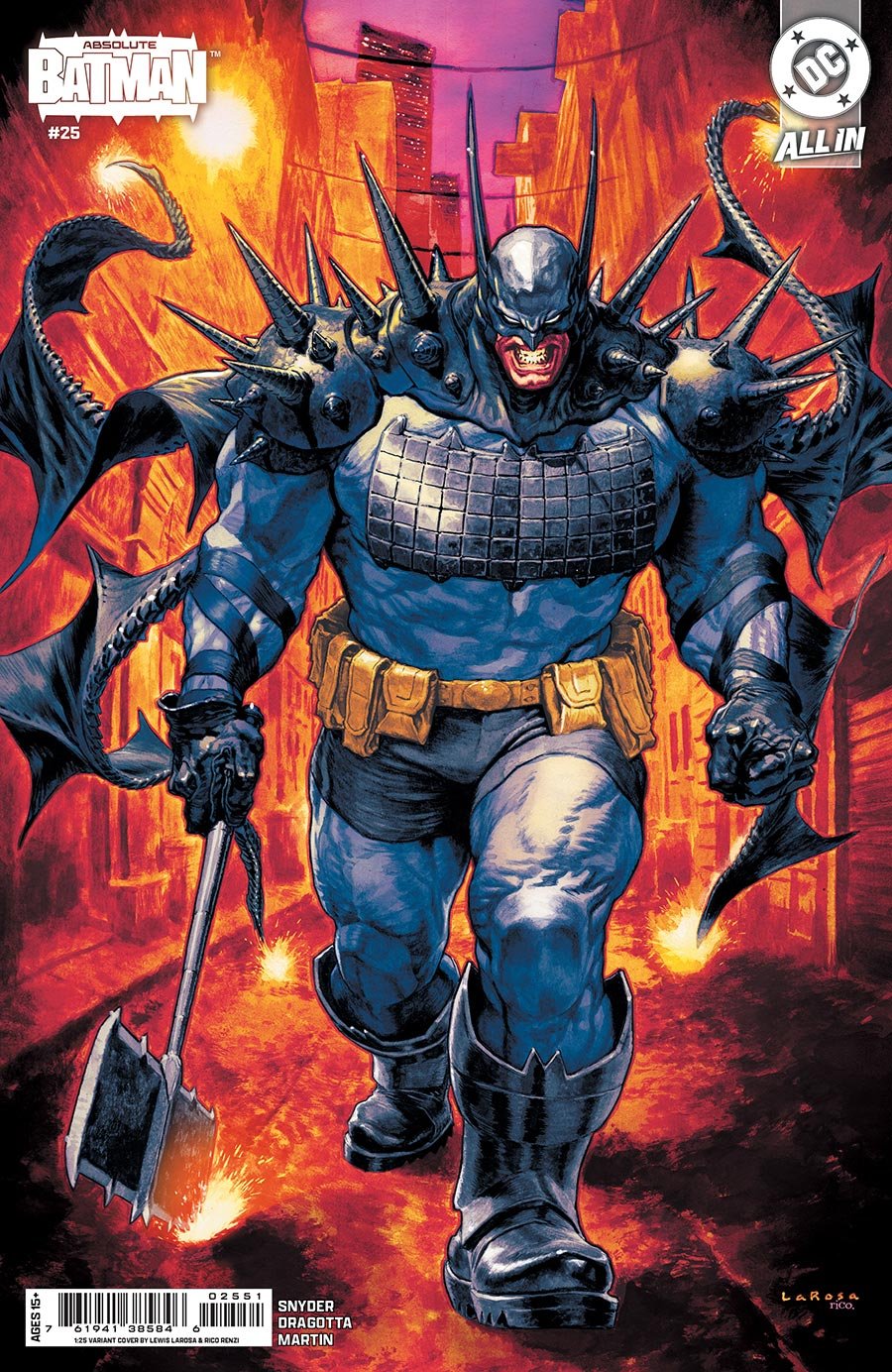 TOP 5 New Key Comics 10-28-26 1 absolute batman #25 lewis larosa cover