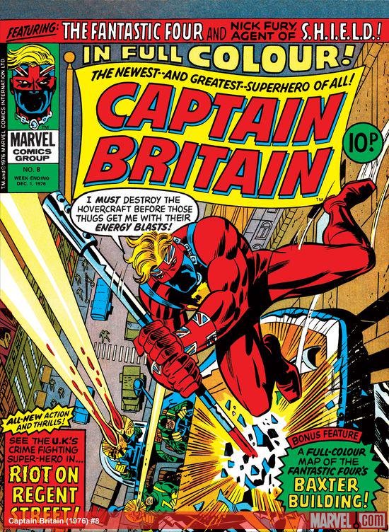 captain britain #8 1976
