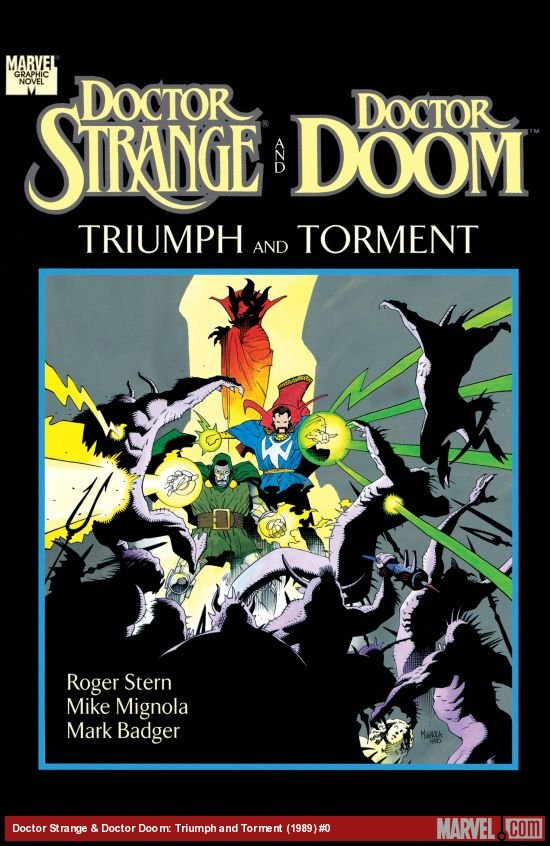 marvel graphic novel #49 doctor strange and doctor doom—triumph and torment 1989